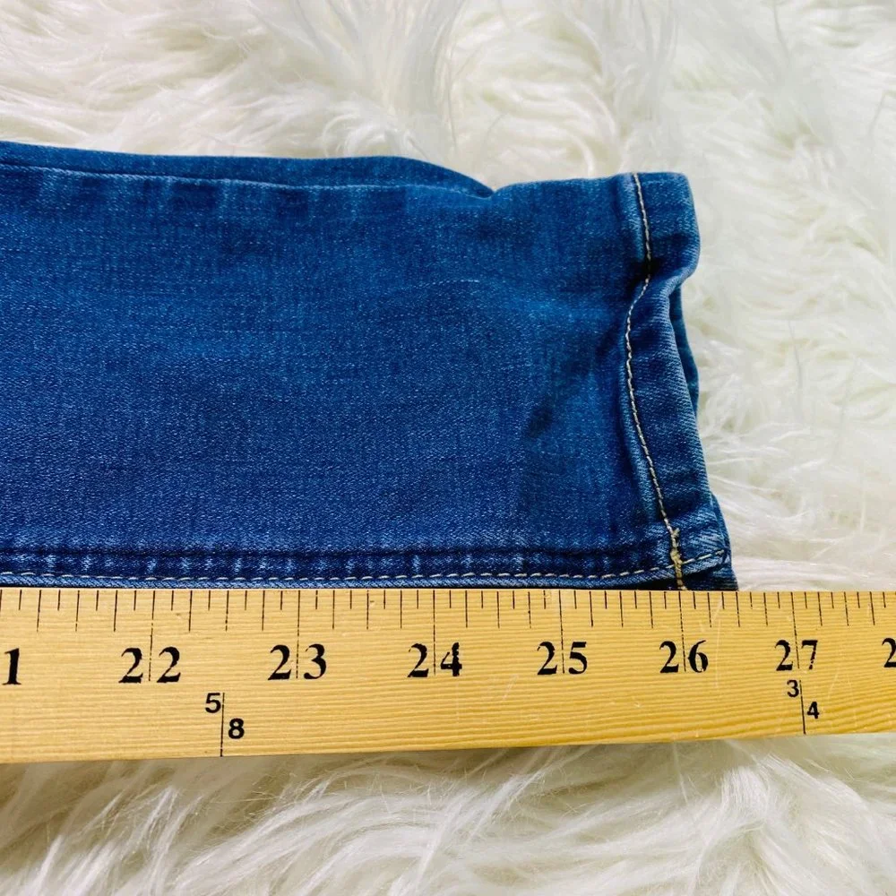 Justice Jeans Girls 14 Super Skinny‎ Distressed Mid Rise Stretch Jeans